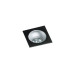 Врізний точковий світильник без рефлектора Azzardo HUGO 1 BLACK AZ1736