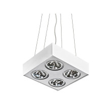 Підвісний світильник Azzardo AZ0969 PAULO 4 PENDANT 230V WHITE ALUMINIUM