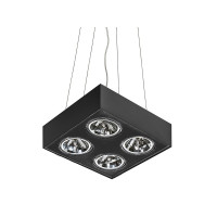 Подвесной светильник Azzardo AZ2890 PAULO 4 12V PENDANT BLACK BLACK