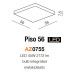 Потолочный светильник Azzardo AZ0755 PISO 56
