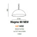Підвісний світильник Azzardo AZ1402 MAGMA 90 NEW