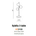 Настольная лампа Azzardo AZ2103 SYBILLA 3 TABLE