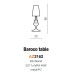 Настільна лампа Azzardo AZ2162 BAROCO TABLE BLACK 