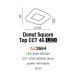 Потолочный светильник Azzardo AZ2664 DONUT SQ TOP 46 CCT