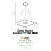 Підвісний світильник Azzardo AZ2667 DONUT SQ PENDANT 60 CCT