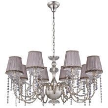 Підвісна люстра Crystal Lux Alegria SP8 Silver-Brown