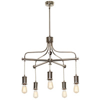 Люстра паук английский лофт Elstead Lighting DOUILLE5 PN DOUILLE