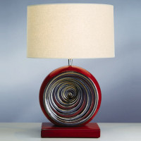 Настільна лампа Elstead Lui/Red Swirl