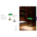 Настольная лампа Ideal Lux Lawyer TL1 Ottone (013657)
