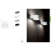 Уличный настенный светильник Ideal Lux Iko AP1 Grigio (092218)