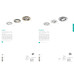Встраиваемый светильник Ideal Lux SWING FI1 BIANCO (083179)