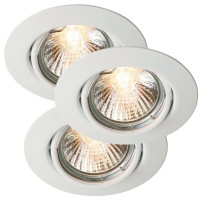 Точечный светильник для ванной и кухни Nordlux TRITON 3-KIT 54540101