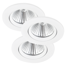 Точечный светильник для ванной и кухни Nordlux Fremont 3-Kit 2700K 47580101 (набор 3 шт)