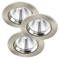Точечный светильник для ванной и кухни Nordlux Fremont 3-Kit 2700K 47580132 (набор 3 шт)