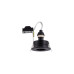 Врезной точечный светильник для ванной с цветными накладками Nowodvorski 8374 FOXTROT BLACK