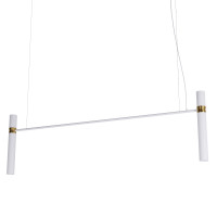 Люстра Pikart Tube chandelier 5299-14 gold white 200 см