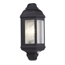 Настенный уличный светильник с датчиком движения Searchlight 280BK-PIR Outdoor