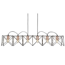 Люстра Searchlight 8416-6BK ANTHEA