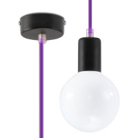 Подвесной светильник Sollux SL.0156 EDISON violet
