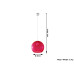 Подвесной светильник Sollux SL.0253 BALL red