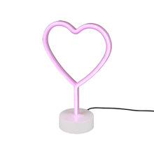 Настільна лампа Trio Reality R55210101 HEART з USB-портом