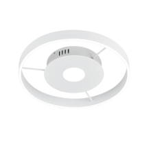 Стельовий LED світильник з диммером і пультом Trio 625710231 Logan RC з нічним режимом