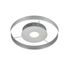 Стельовий LED світильник з диммером і пультом Trio 625710207 Logan RC з нічним режимом