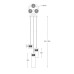 Подвесной светильник ZUMA LINE GEM P0389-03D-F4AC
