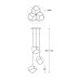 Подвесной светильник ZUMA LINE ROCK P0488-03A-B5FZ