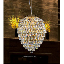 Подвесной светильник Crystal Lux Charme SP3+3 LED Oro/Cristal