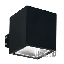 Уличный настенный светильник Ideal Lux Snif AP1 Square Nero (123080)